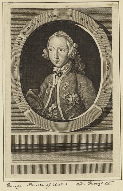 Portret Jerzego, księcia Walii autorstwa English School