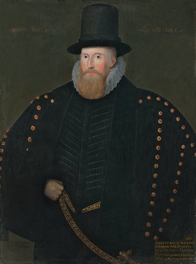 Portret Henryka, 1. barona Norrisa z Rycote, 1585 autorstwa English School