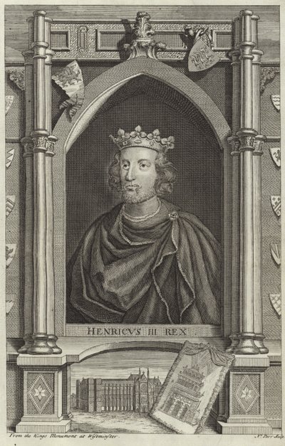 Portret Henryka III Anglii autorstwa English School
