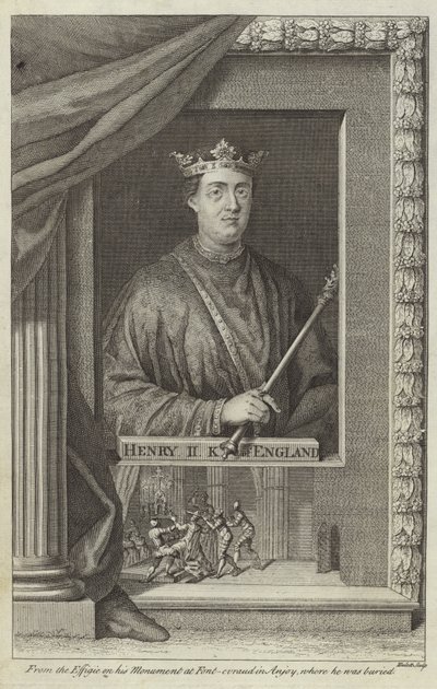 Portret Henryka II z Anglii autorstwa English School