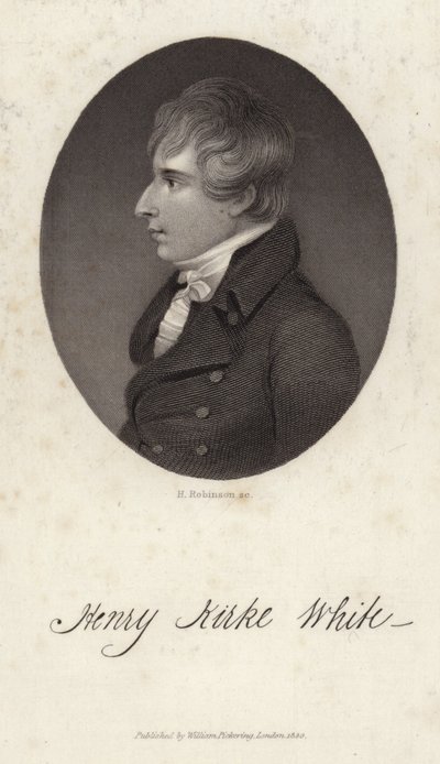Portret Henry Kirke White autorstwa English School