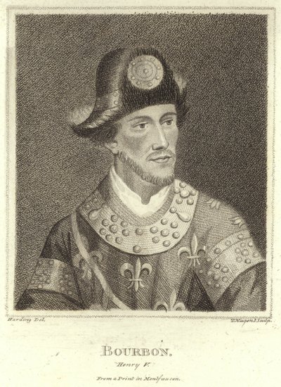 Portret Henryka V, Dom Burbonów autorstwa English School