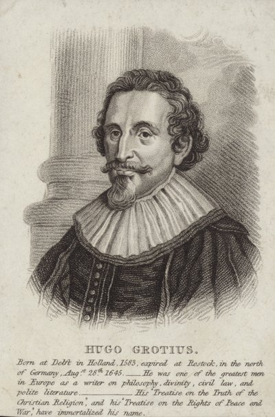 Portret Hugo Grocjusza autorstwa English School