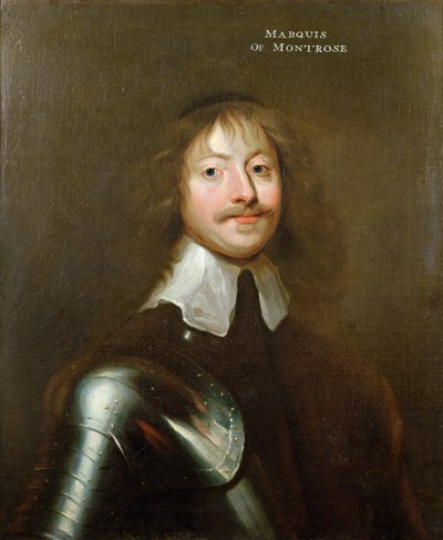 Portret Jamesa Grahama (1612-50) I markiza Montrose, ok. 1640 autorstwa English School