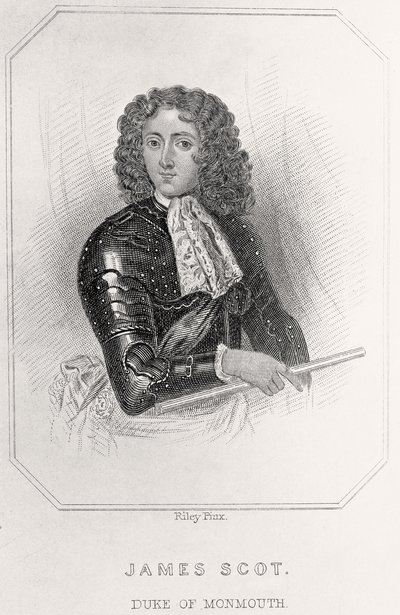 Portret Jamesa Szkota, księcia Monmouth, 1835 autorstwa English School