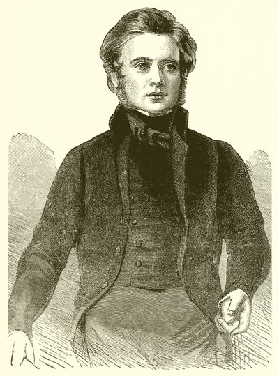 Portret Johna Brighta w 1843 r. autorstwa English School