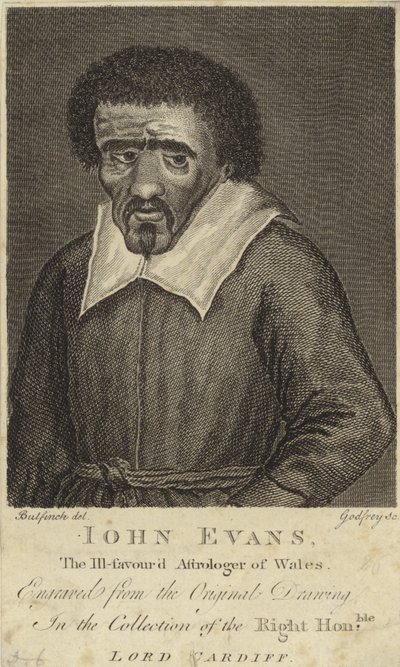 Portret Johna Evansa autorstwa English School