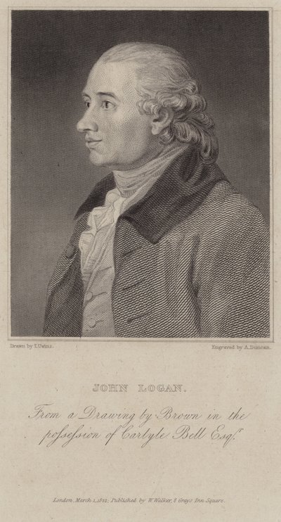 Portret Johna Logana autorstwa English School