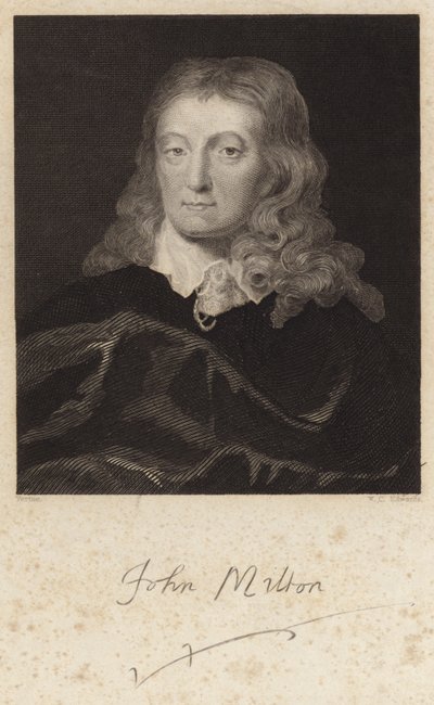 Portret Johna Miltona autorstwa English School