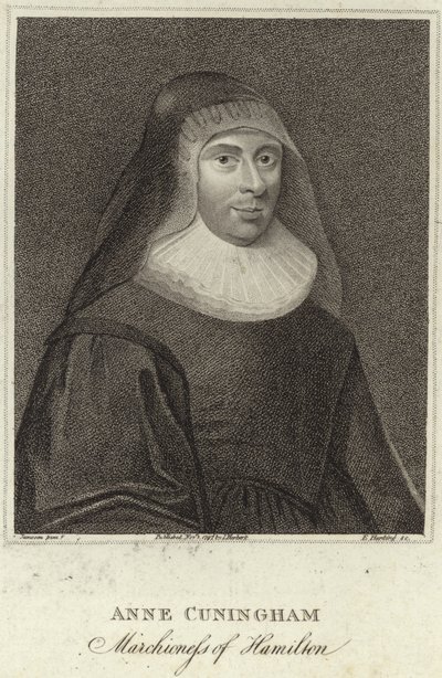Portret lady Ann Cunningham, markizy Hamilton autorstwa English School