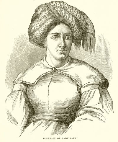 Portret Lady Sale autorstwa English School