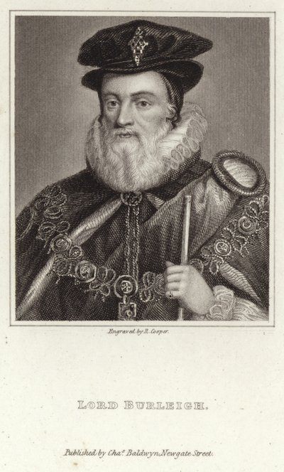 Portret Lorda Burleigha autorstwa English School