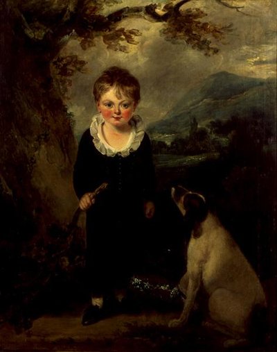 Portret Lord Godolphin jako dziecko, ok. 1810 (olej na płótnie) autorstwa English School