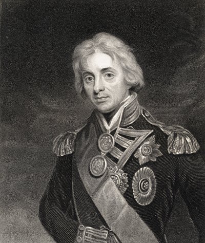 Portret Lorda Horatio Nelsona (1758-1805) autorstwa English School