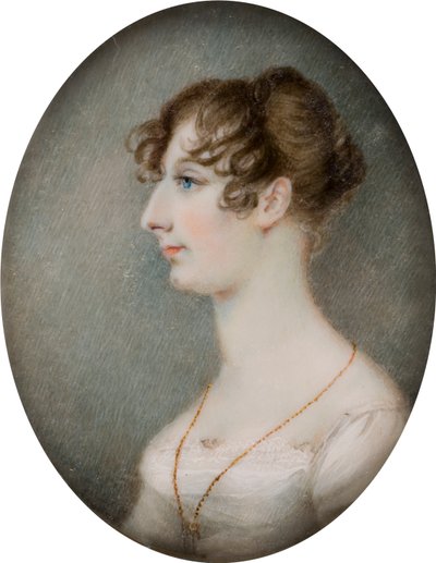 Portret Lucy, Pani Whitmore, później Lady Lucy Whitmore (1792-1840), ok. 1810-40 (olej na płótnie) autorstwa English School
