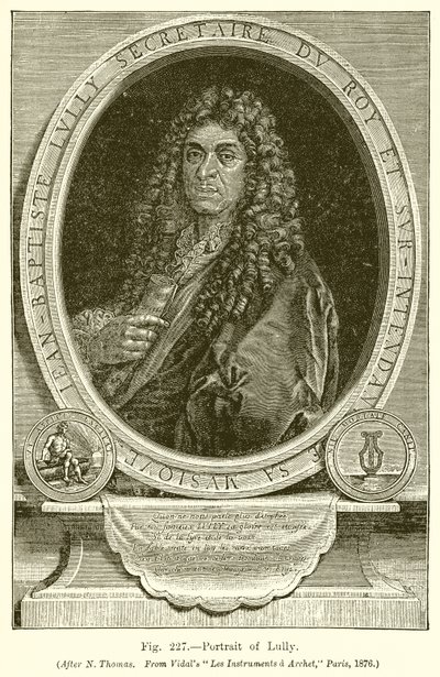 Portret Lully autorstwa English School