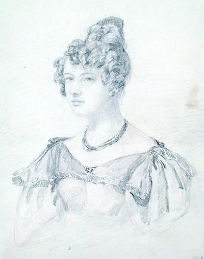 „Portret M.A.R. przez GB”, z albumu Michaela Faradaya autorstwa English School