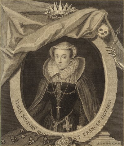Portret Maryi Królowej Szkotów autorstwa English School