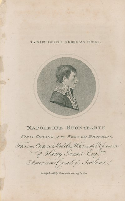 Portret Napoleona Bonapartego autorstwa English School