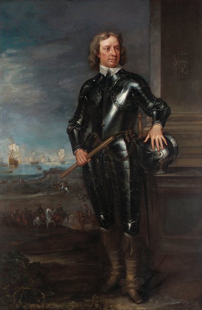 Portret Olivera Cromwella autorstwa English School