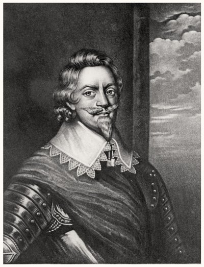 Portret Patricka Ruthvena, hrabiego Brentford (ok. 1573-1651) grawerowany przez Richarda Earloma (1743-1822) i Charlesa Turnera (ok. 1773-1857) z Illustrious Characters in British History (mezzotinta) (bw fot. autorstwa English School