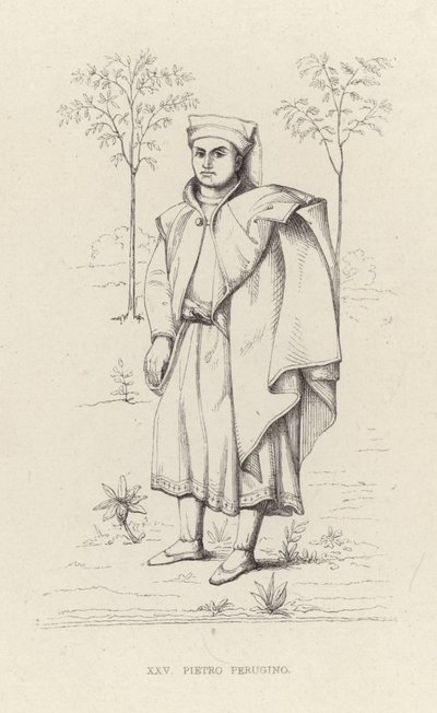 Portret Pietro Perugino autorstwa English School