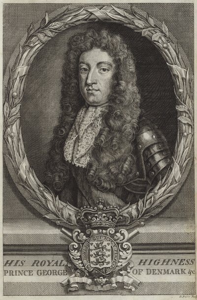 Portret księcia Jerzego z Danii autorstwa English School