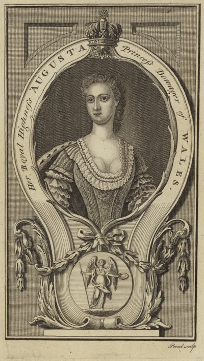 Portret księżniczki Augusty Saxe-Gotha-Altenburg autorstwa English School