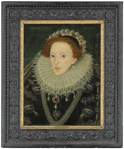 Portret królowej Elżbiety I, ok.1580 autorstwa English School