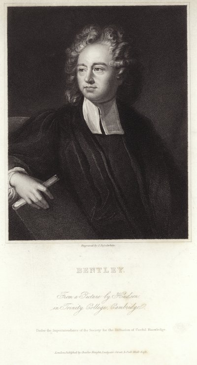 Portret Richarda Bentleya autorstwa English School