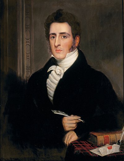 Portret Roberta Bennetta, ok.1830 autorstwa English School