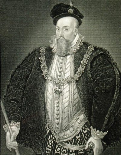 Portret Roberta Dudleya (1532-88), pierwszego hrabiego Leicester, z „Lodge