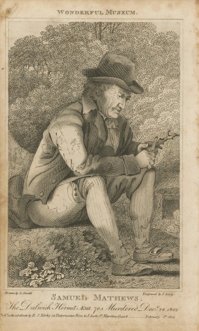 Portret Samuela Matthewsa autorstwa English School