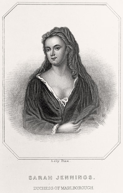 Portret Sarah Jennings, księżnej Marlborough, 1835 autorstwa English School