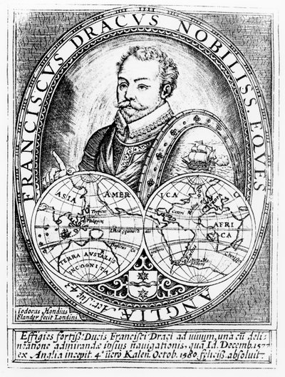 Portret Sir Francisa Drake