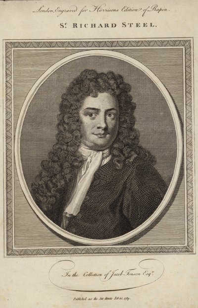 Portret sir Richarda Steele autorstwa English School