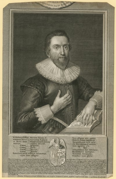 Portret sir Roberta Cottona autorstwa English School