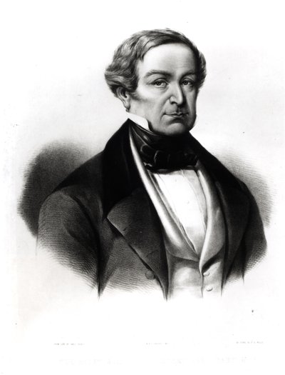 Portret Sir Roberta Peela (1788-1850), rytowany przez Henry