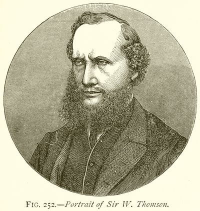 Portret Sir W. Thomsona autorstwa English School