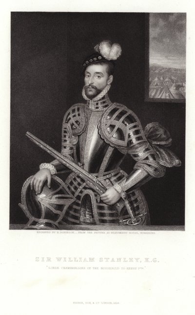 Portret Sir Williama Stanleya autorstwa English School