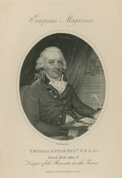 Portret Thomasa Astlea autorstwa English School