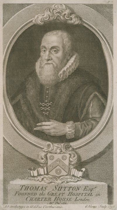 Portret Thomasa Suttona autorstwa English School
