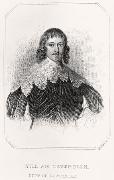 Portret Williama Cavendisha, księcia Newcastle, 1835 autorstwa English School