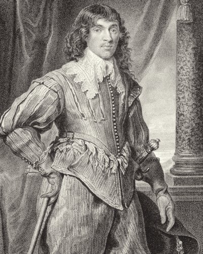 Viljamo Hamiltono, 2-ojo Hamiltono kunigaikščio (1616–51), portretas iš „Lodge