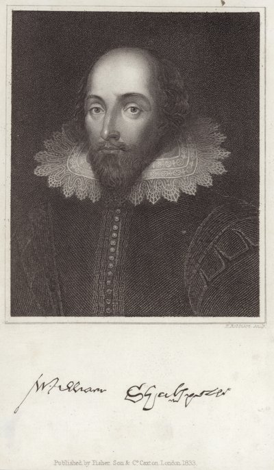 Portret Williama Szekspira autorstwa English School