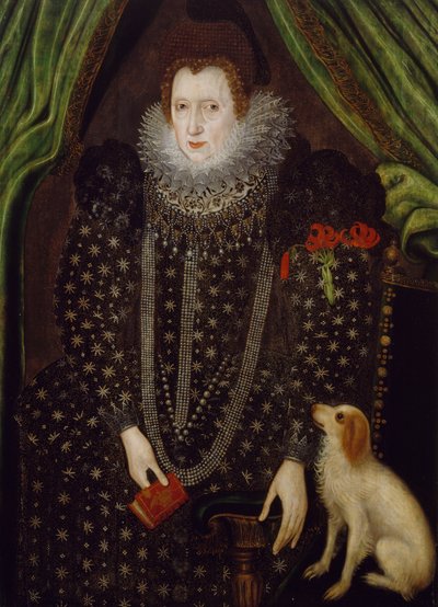 Portret damy, 1600-1700 autorstwa English School