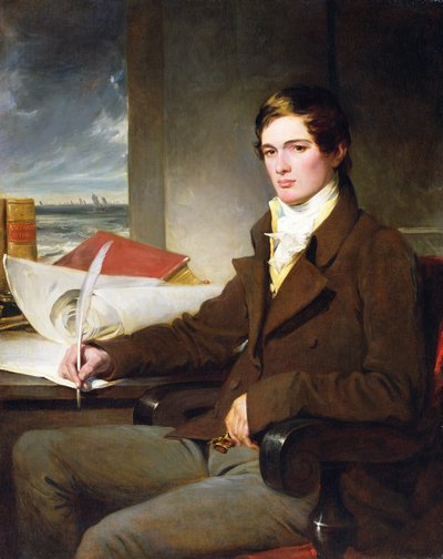 Portret młodego dżentelmena autorstwa English School