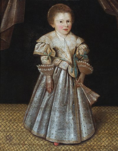 Portret młodej dziewczyny autorstwa English School