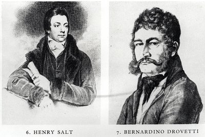 Portrety Henryka Salta (1780-1827) i Bernardino Drovettiego (1776-1852) autorstwa English School