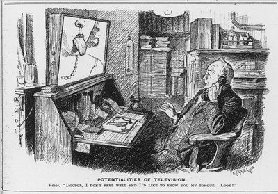 Potencjały telewizji, komiks z Punch Magazine autorstwa English School